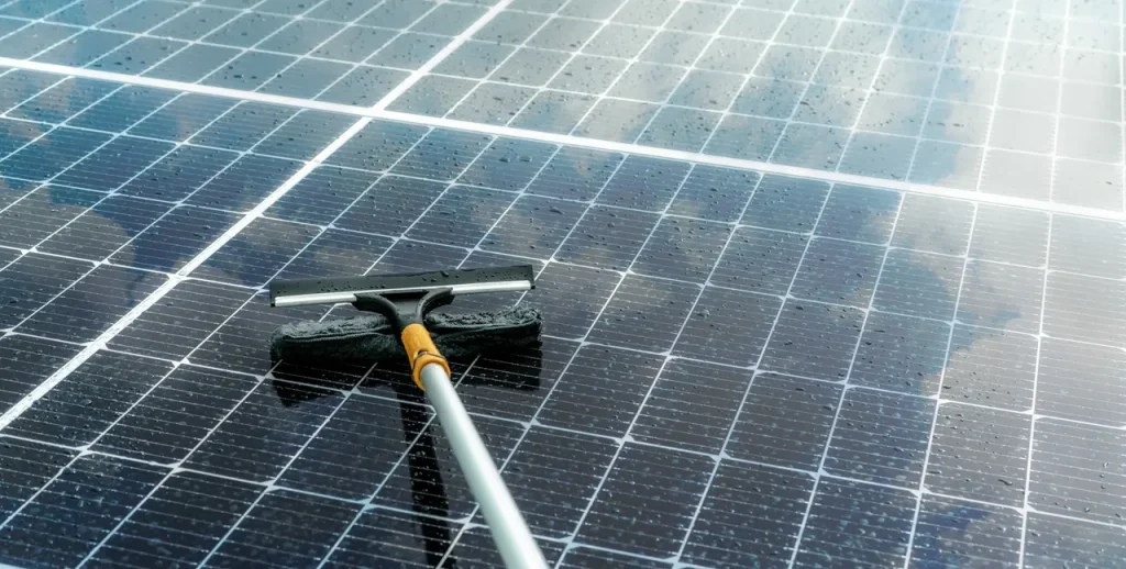 Solar panel cleaning service in Sacramento by Paradise Home Tech