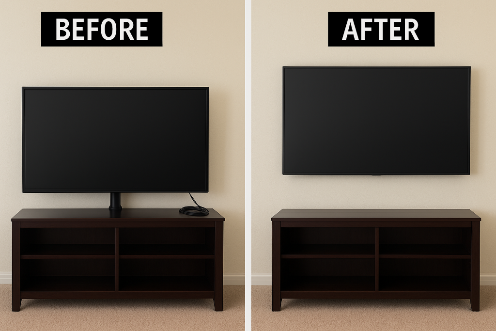 TV mount service in roseville
